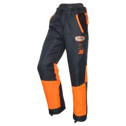 Pantalon de bûcheron AUTHENTIC Classe 3 Type A SOLIDUR 3XL Gris/Orange