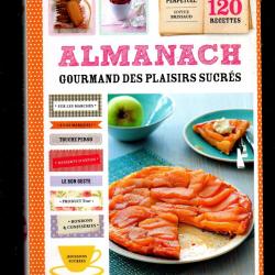 dessert lot de 7 livres, cakes, éclairs , crêpes et gaufres, tartes , almanach plaisirs sucrés