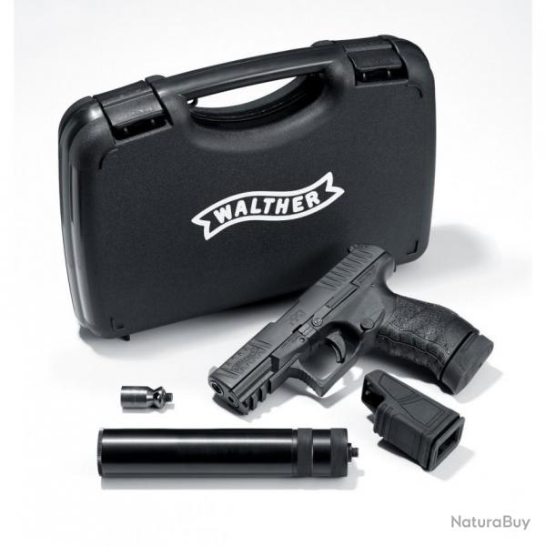 Pistolet  blanc Walther PPQ M2 navy cal.9mm PAK
