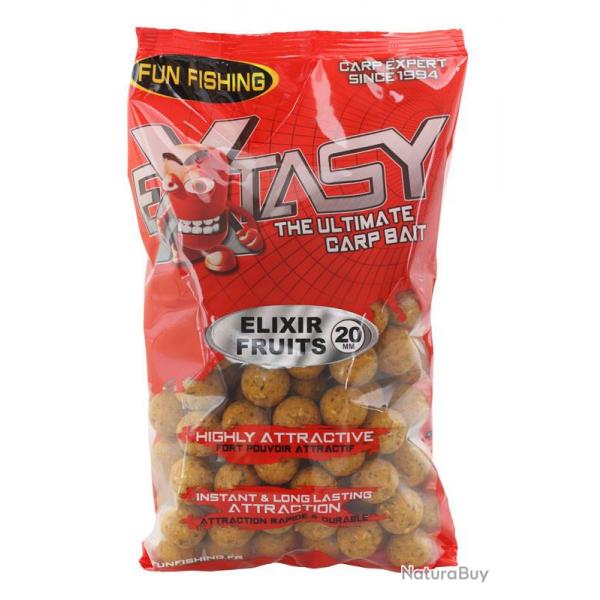 Extasy Bouillettes 800g 20mm Elixir Fruits Fun Fishing
