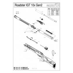 27460 - Protege Guidon Gamo Roadster 4.5 mm et 5.5 ...