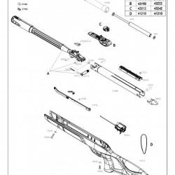 35450 - Kit Compression Igt Gamo Roadster 4.5 mm et 5.5 mm