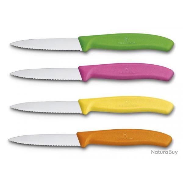 Set de 20 couteaux de table dentels multi couleur VICTORINOX