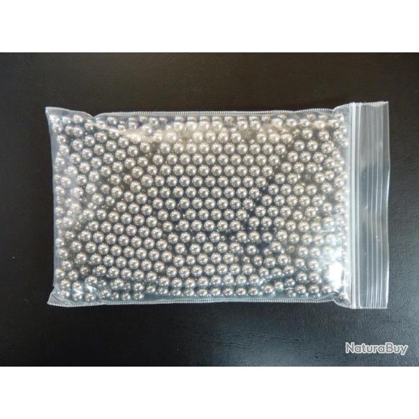 Lot de 1.000 billes acier de 6mm - Airsoft - Lance-Pierres