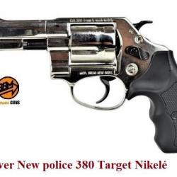 Revolver New police  380 Target  Nikelé à blanc uniquement