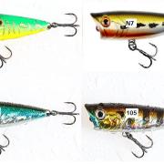 Lot De 2 Leurres De Pêche Usami Mad Pop 50F - Flottant Bruiteur Pour Perche - Couleur 352 (N7)