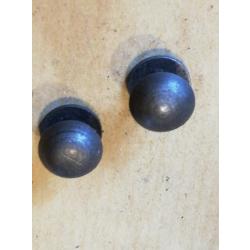 2 boutons de bretelle acier armée française (280)