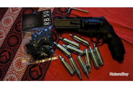 Pistolet Umarex T4e Hdr 50 Debride Munitions Et Co2 Armes A Balles De Caoutchouc Classees En Categorie D