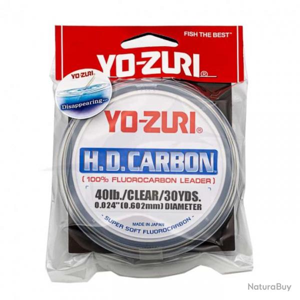 Yo-Zuri Fluorocarbon H.D. Carbon 40lb Transparent