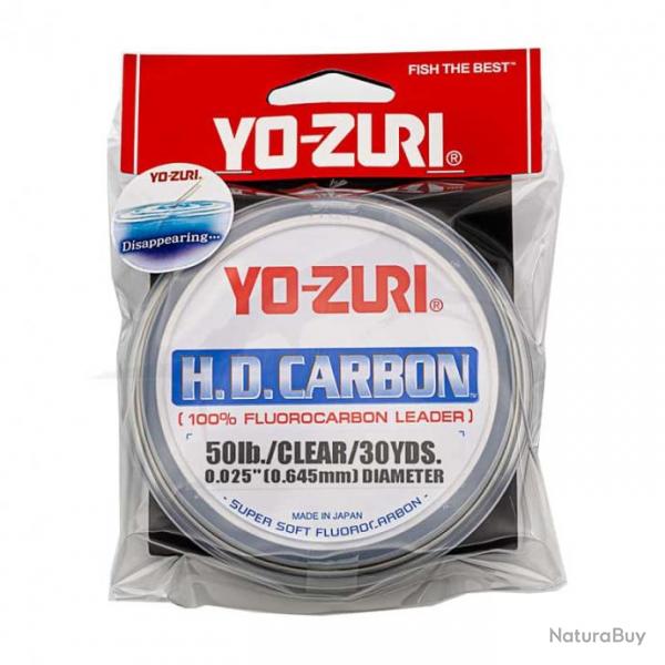 Yo-Zuri Fluorocarbon H.D. Carbon 50lb Transparent