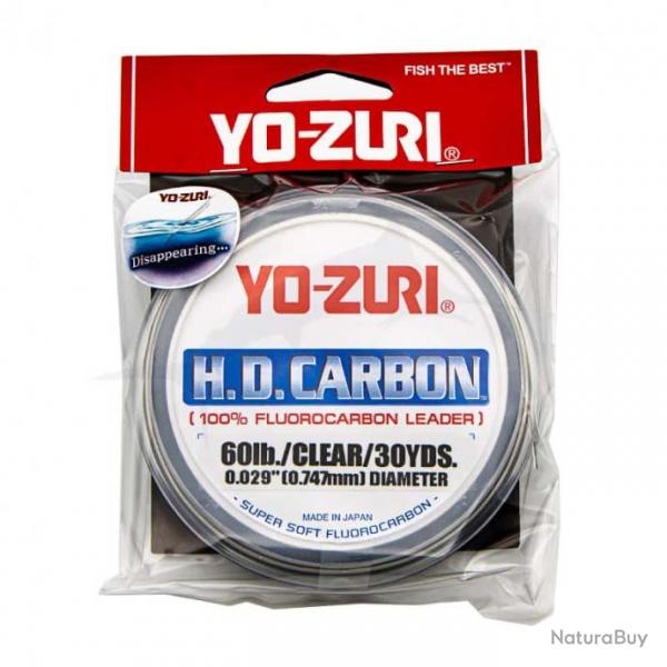 Yo-Zuri Fluorocarbon H.D. Carbon 60lb Transparent