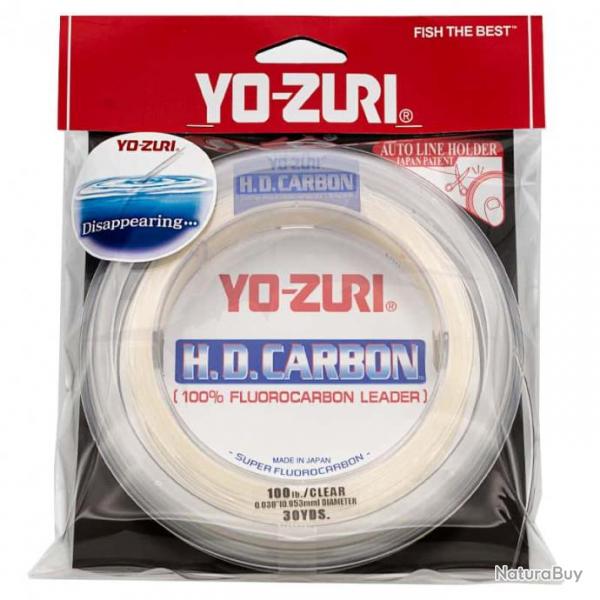 Yo-Zuri Fluorocarbon H.D. Carbon 100lb Transparent