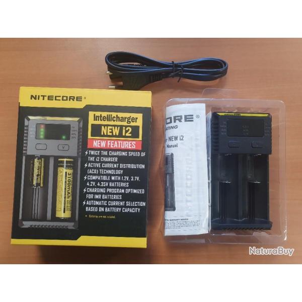 Chargeur NITECORE New Intellicharger 2 batteries - I2NEW