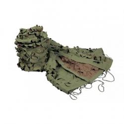 Filet de camouflage ou d' ombrage TOUNDRA couleur vert/marron 3 x 4 mètres
