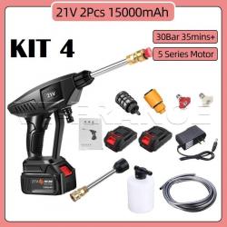 Pistolet Haute Pression sans Fil 30/60 Bars, Modele: Kit 4