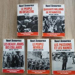 Livres henry Amoroux la vie des français sous l'occupation