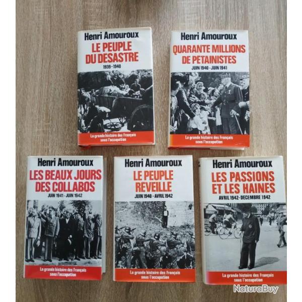 Livres henry Amoroux la vie des franais sous l'occupation