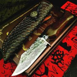 PEGASI    couteau de chasse en acier brut importé du japon LIVRAISON GRATUITE !!!