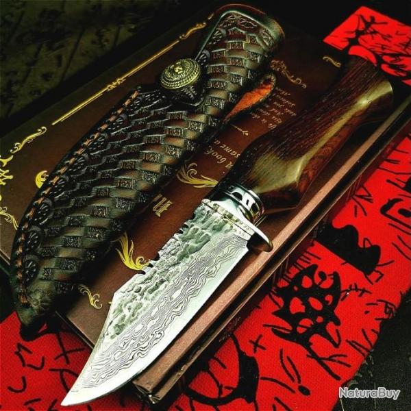 PEGASI    couteau de chasse en acier brut import du japon LIVRAISON GRATUITE !!!
