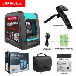 Niveau Laser Pro 2 Lignes Auto Nivelant, Modele: L52R Batterie
