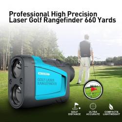 Telemetre Laser Pro Golf Chasse 600m, Couleur: Bleu