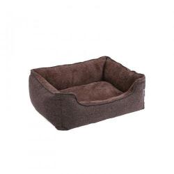Lit pour chien panier pour chien revêtement en tissu style ours en peluche déhoussable et lavable e