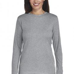 ZnO UV T-shirt Manches Longues Femme - grey 42 (L)