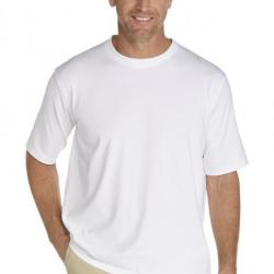 T shirt manches courtes Sportwear pour Hommes anti UV - white 44 (XL)