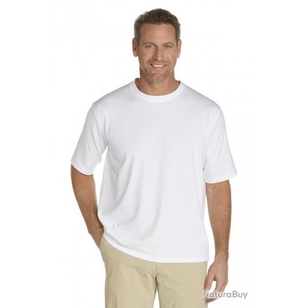 T shirt manches courtes Sportwear pour Hommes anti UV - white 46 (XXL)