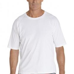 T-Shirt de bain manches courtes pour Hommes - Blanc 38 (S)