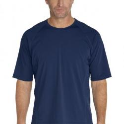 T-Shirt de bain manches courtes pour Hommes - Bleu Marine 38 (S)