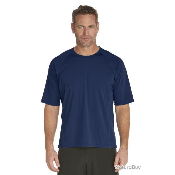 T-Shirt de bain manches courtes pour Hommes - Bleu Marine 40 (M)