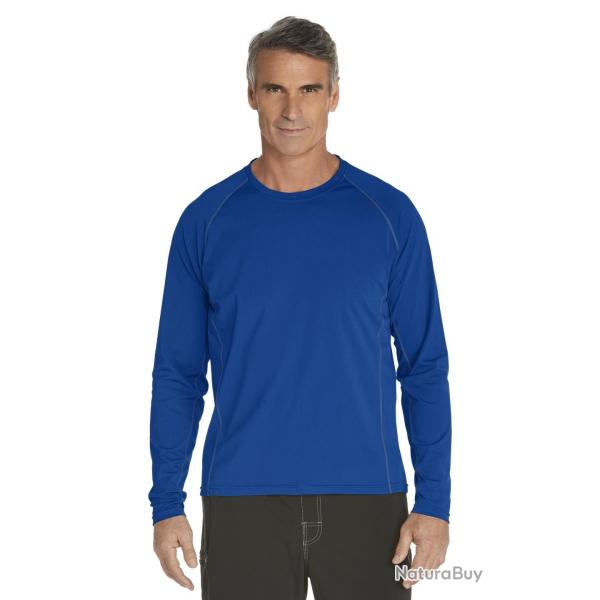 Tee Shirt Manches Longues anti Uv Homme, royal 44 (XL)