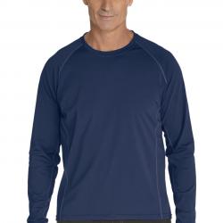 T-Shirt Manches Longues anti Uv pour Hommes, navy 38 (S)