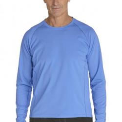 T-Shirt Manches Longues anti Uv pour Hommes - surf blue 40 (M)