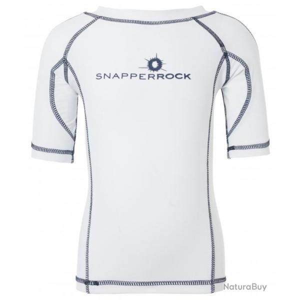 Snapper Rock - T shirt de bain manches courtes anti uv - Blanc Blanc 116-122cm.6-7ans