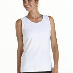 Coolibar - Débardeur anti UV pour Femmes - Blanc Blanc 44 (XL)
