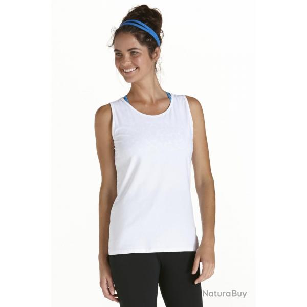 Coolibar - Dbardeur anti UV pour Femmes - Blanc Blanc 44 (XL)