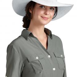 Coolibar - Chapeau Compressible pour Femme anti UV - Blanc Blanc Onesize
