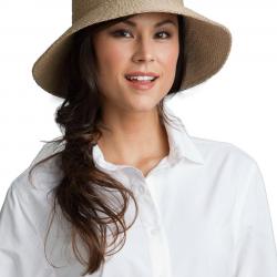 Coolibar - Chapeau Marina Anti UV pour Femme - Tan Beige Onesize