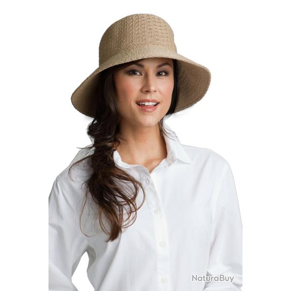 Coolibar - Chapeau Marina Anti UV pour Femme - Tan Beige Onesize