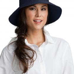 Coolibar - Chapeau Marina Anti UV pour Femme - Bleu Foncé Bleu 58cm