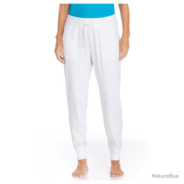 Coolibar Pantalon Anti Uv pour Femmes Blanc Blanc
