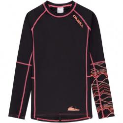 O'Neill - T-shirt Sport Anti UV Filles- Noir Noir 134-140cm