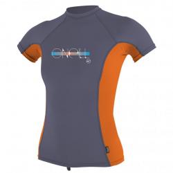 O'Neill - Tee shirt anti UV Filles Performance Fit - Papaye 116-122cm.6-7ans Multi