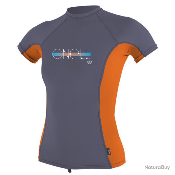 O'Neill - Tee shirt anti UV Filles Performance Fit - Papaye 116-122cm.6-7ans Multi