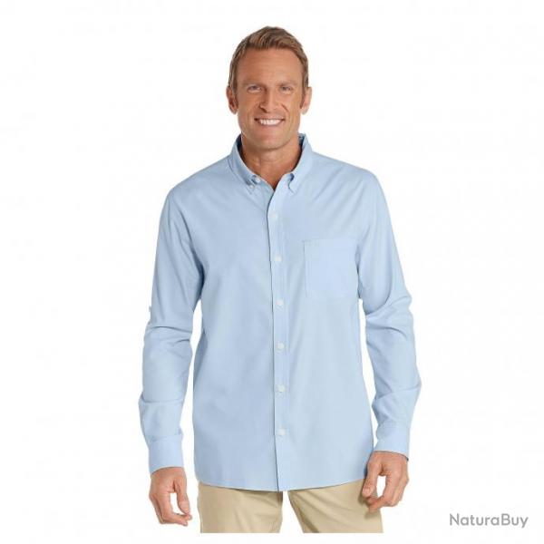 Chemise anti UV pour hommes Bleu Coolibar Bleu