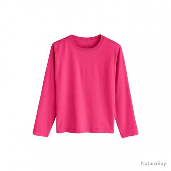 T-shirt de plage anti-UV pour filles Rose, Coolibar Rose L (10-12yrs)