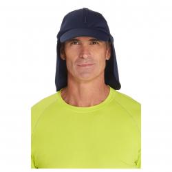 Casquette de soleil anti-UV pour hommes Bleu , Coolibar Bleu 62cm