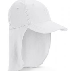 Casquette de soleil anti-UV pour enfants Blanc, Coolibar Blanc S/M (55CM)